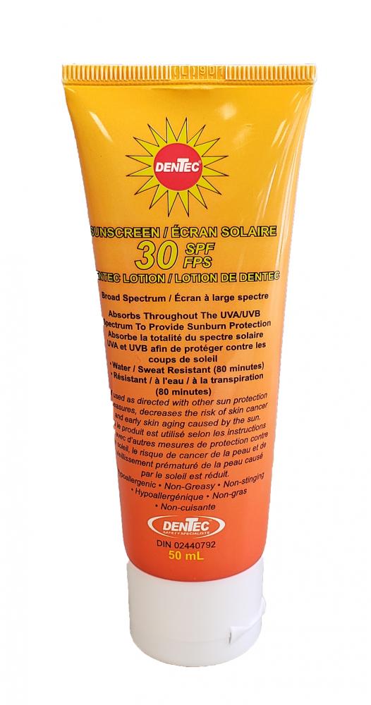 Dentec Sunscreen Lotion, 50ml (1.70 oz) Tube SPF 30