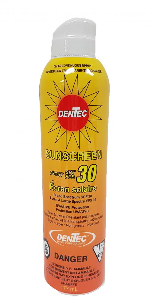 Dentec Sunscreen Continuous Spray, 177ml (6oz) Bottle SPF 30