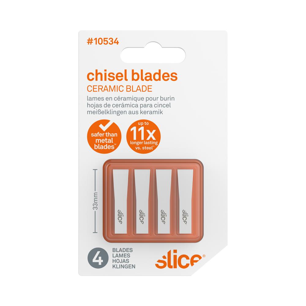 Slice Chisel Ceramic Blade (4 blades/pack)