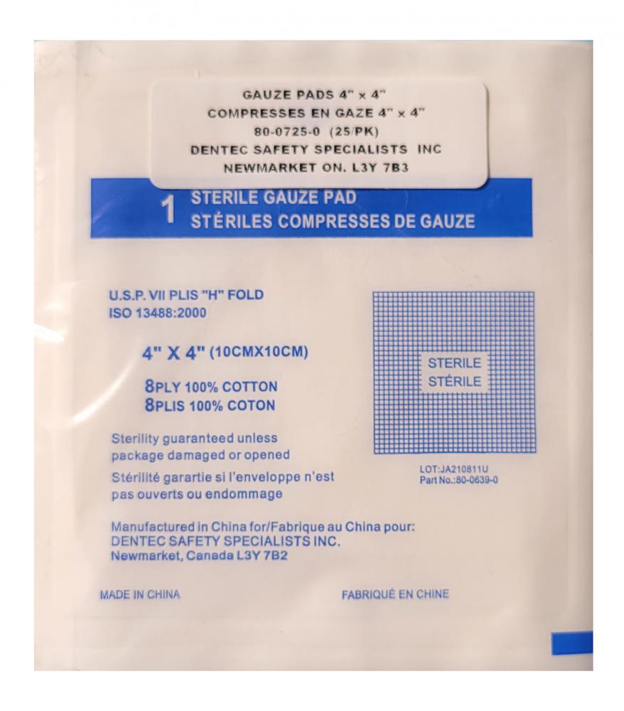 GAUZE PADS STERILE