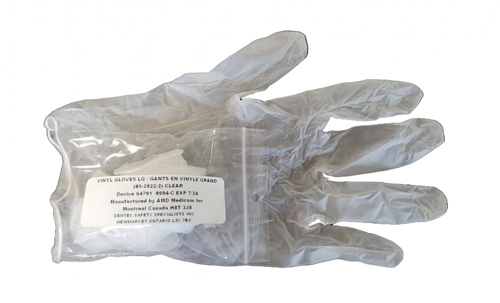 VINYL GLOVES LARGE