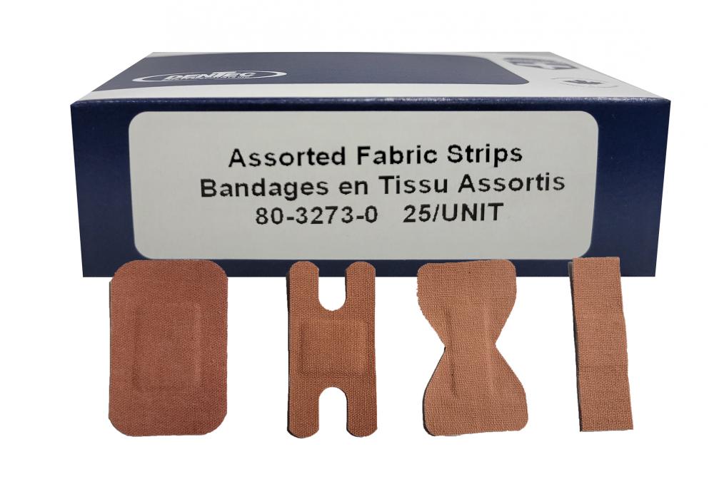 ASSORTED FABRIC STRIPS