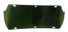 Dentec 12F494721 - FaceTec Visor Green polycarbonate, flat