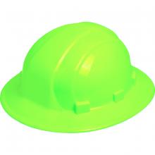 Dentec 14FS69510-HVL - Omega II Full Brim Hardhat Type 1 Slide, Hi-Viz Lime