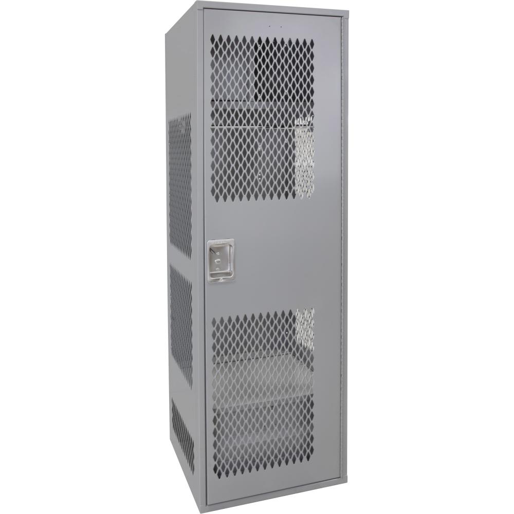 GEAR LOCKER, 24X24X72, VENTED W/ DOOR