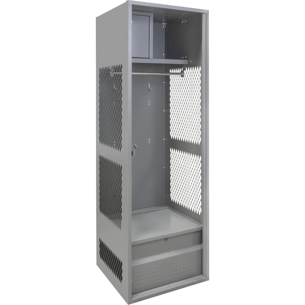 GEAR LOCKER, 24X24X72, VENTED W/O DOOR