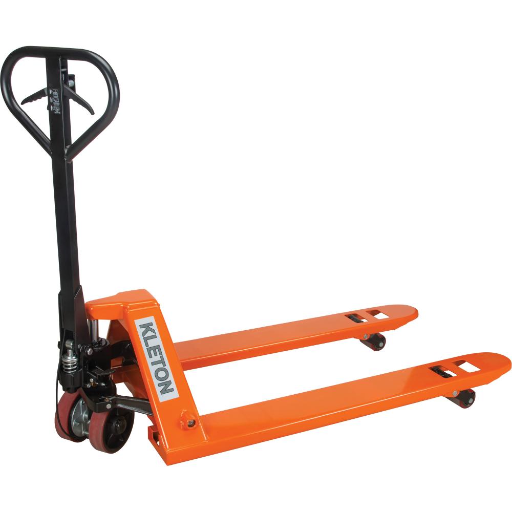 BRAKE PALLET TRUCK,ASSEMBLED, 27&#34; X 48&#34;, 5500LBS