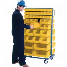 Kleton CB091 - Mobile Bin Racks - Double Sided - Rack & Bin Combination