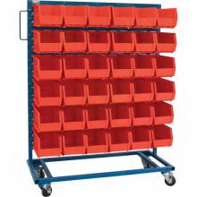 Kleton CB651 - Mobile Bin Racks - Singled Sided - Rack & Bin Combination