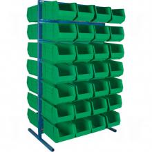 Kleton CB687 - Stationary Bin Racks - Double-Sided - Rack/Bin Combination