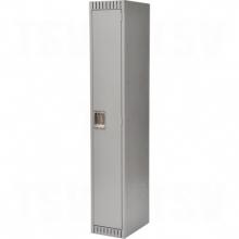 Kleton FN460 - LOCKER, ASSEMBLED,1 TIER,1 BANK, 12X18X72 GREY