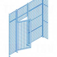 Kleton KH853 - Wire Mesh Partition Components - Swing Doors