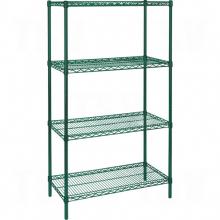 Kleton RN099 - Heavy-Duty Green Epoxy Finish Wire Shelving