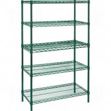 Kleton RN127 - Heavy-Duty Green Epoxy Finish Wire Shelving