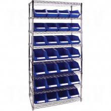 Kleton RL819 - Heavy-Duty Wire Shelving Units with Storage Bins