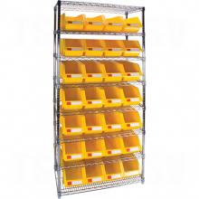 Kleton RL820 - Heavy-Duty Wire Shelving Units with Storage Bins