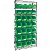 Kleton RL821 - Heavy-Duty Wire Shelving Units with Storage Bins