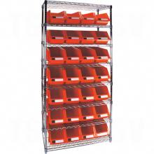 Kleton RL822 - Heavy-Duty Wire Shelving Units with Storage Bins