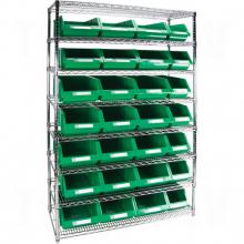 Kleton RL833 - Heavy-Duty Wire Shelving Units with Storage Bins