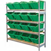 Kleton RL982 - Wide Span Shelving with Jumbo Plastic Bins