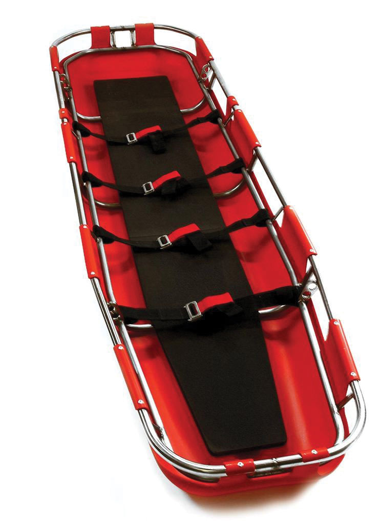 SINGLE FOLD alu. STRETCHER,300LB CAP.