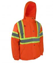 Jackfield 70-532R-XL - NYLON JACKET LINED WITH POLAR FLEECE WITH REFLECTIVE STRIPES