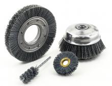 United Abrasives 04230 - 2-1/2 INCH 120X NYLON BRUSH WHEEL