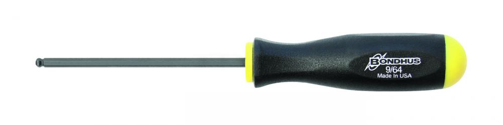 BONDHUS 9/64 X 3.3&#34; BALLPOINT SCREWDRIVER