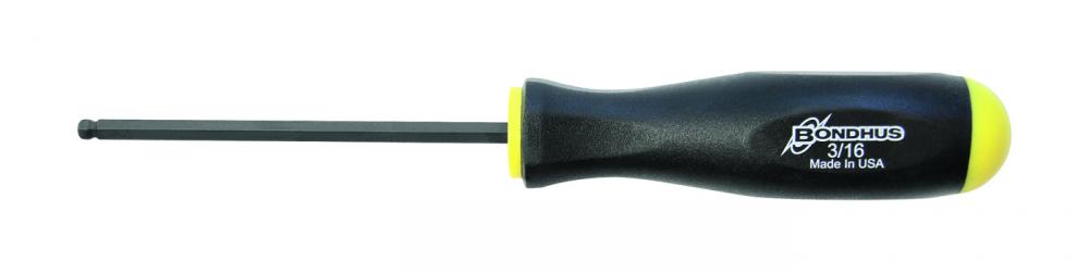 BONDHUS 3/16 X 3.7&#34; BALLPOINT SCREWDRIVER