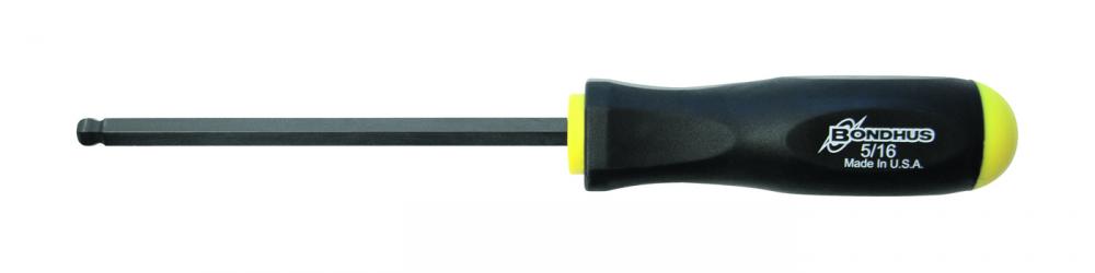 BONDHUS 5/16 X 5.6&#34; BALLPOINT SCREWDRIVER