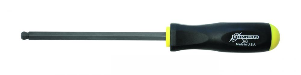 BONDHUS 3/8 X 6.5&#34; BALLPOINT SCREWDRIVER