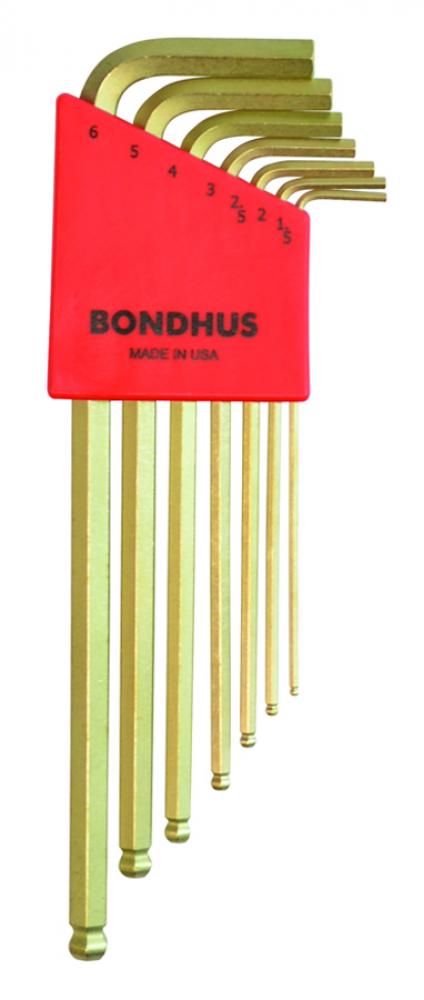 BONDHUS 7PC (1.5-6M) GOLDGUARD™ BPT KEY SET