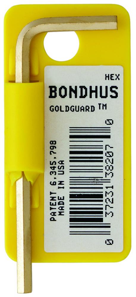 BONDHUS 8MS GOLDGUARD™ HEX L-WRENCH  W / TAB