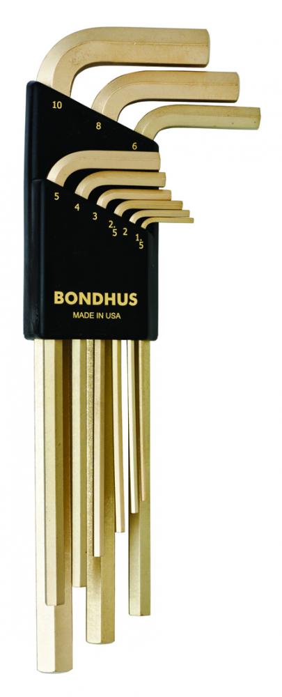 BONDHUS 9PC (1.5-10M) GOLDGUARD™ LONG HEX SET