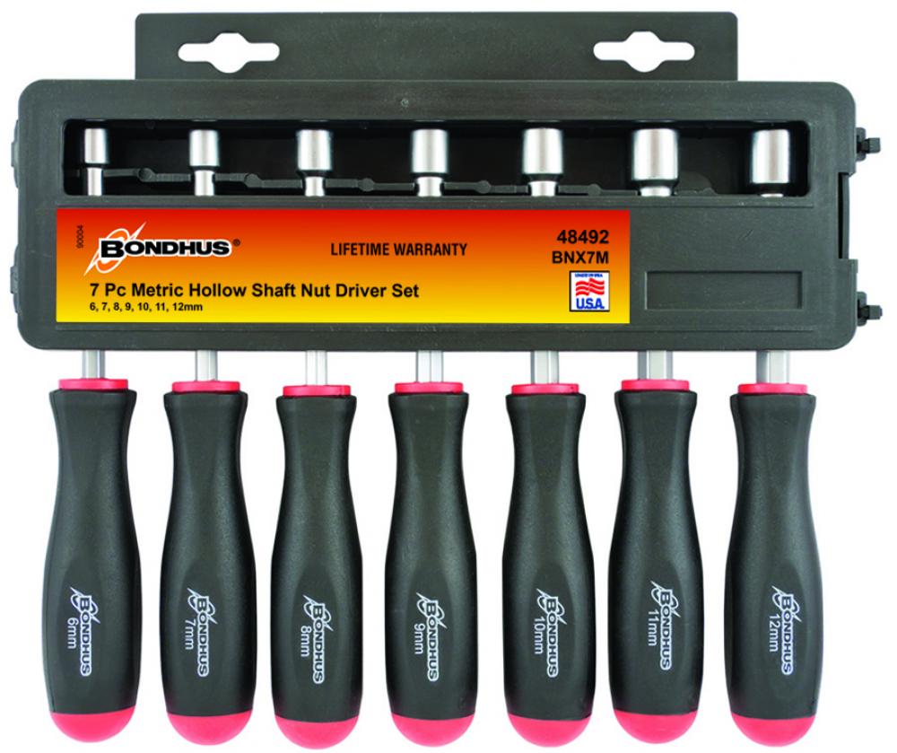 BONDHUS 7PC NUT DRIVER SET (6 - 12MM)