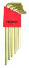 Bondhus 38092-BON - BONDHUS 7PC (1.5-6M) GOLDGUARD™ BPT KEY SET