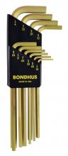 Bondhus 38138-BON - BONDHUS 10PC (1/16-1/4) GOLDGUARD™ L KEY SET