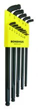 Bondhus 67037-BON - BONDHUS 13PC .050 - 3/8" STUBBY DOUBLE BALL SET