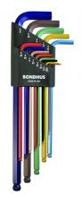 Bondhus 69637-BON - BONDHUS 13PC .050 - 3/8" COLORGUARD™ BPT SET