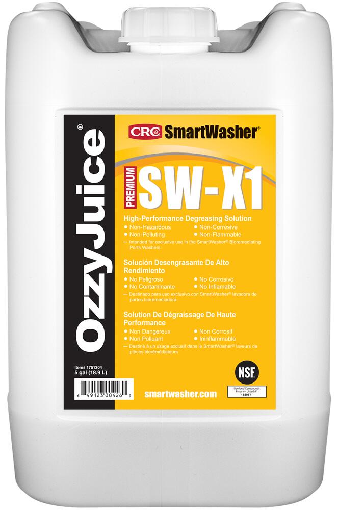 SmartWasher® OzzyJuice SW-X1 HP Degreasing Solution 1X5GL