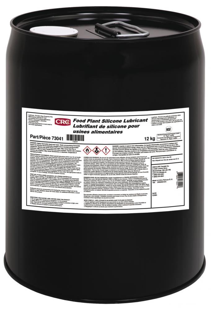 Food Plant Silicone Lubricant, 12 kg