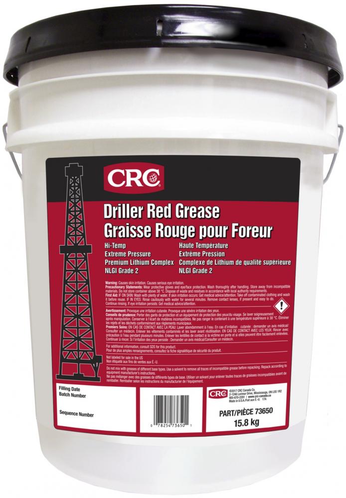 Driller Red Grease Extreme Pressure Lithium Complex Grease, 15.8 kg