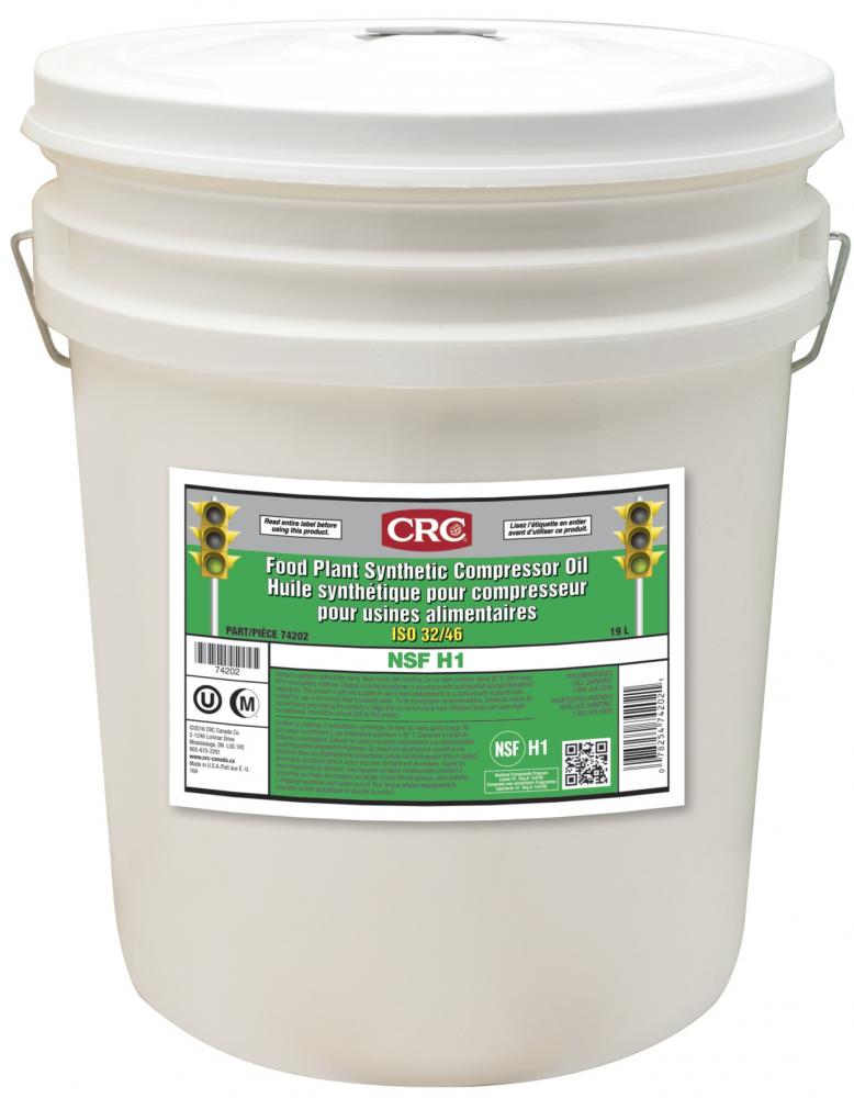 Food Plant Synthetic Compressor Oil ISO 32/46, 19 Liter