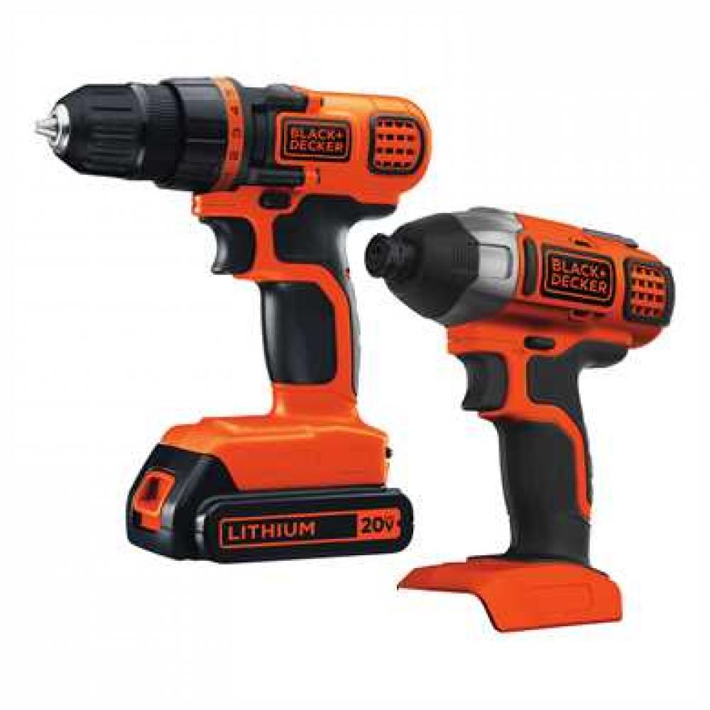 20V MAX* Lithium Ion Drill/Driver + Impact Combo Kit