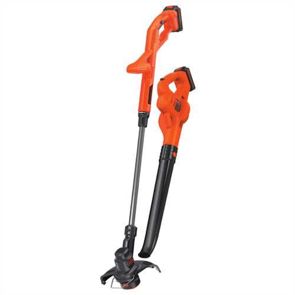 20V MAX* Lithium 10 In. String Trimmer/Edger, Hard Surface Sweeper + 2 Battery Combo Kit