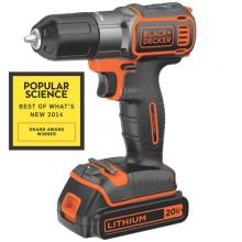 Black & Decker BDCDE120C - 20V MAX* Lithium Drill/Driver with AutoSense(TM) Technology