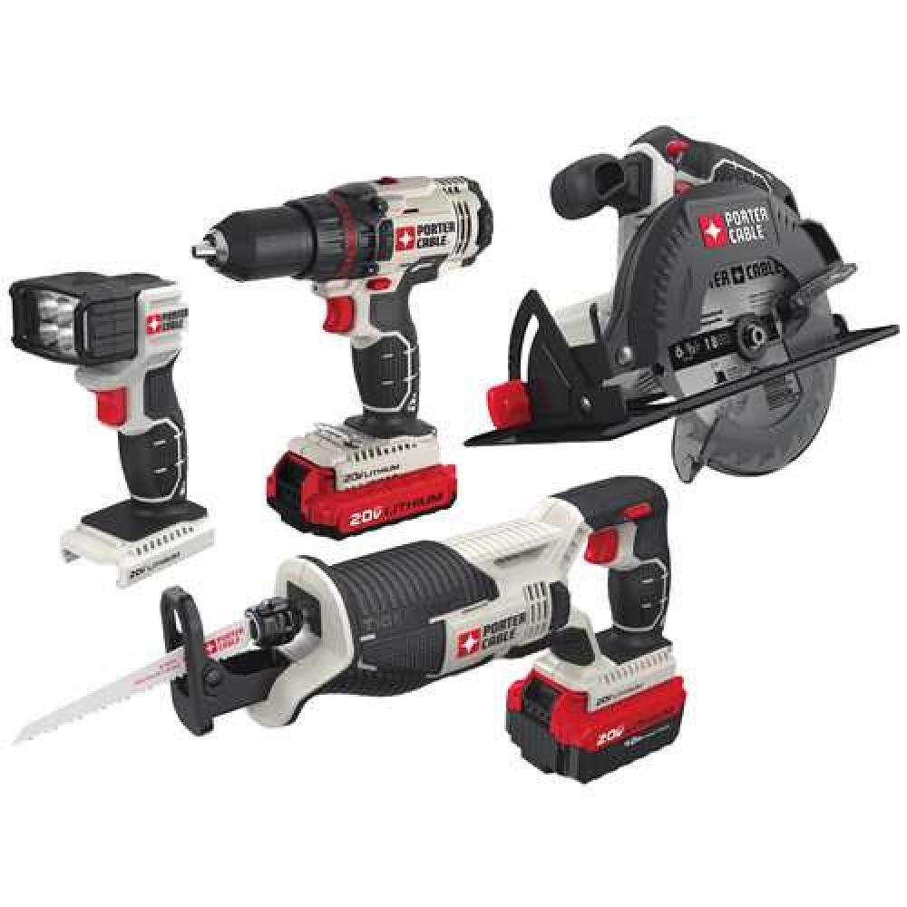 20V MAX* Cordless 4-Tool Combo Kit