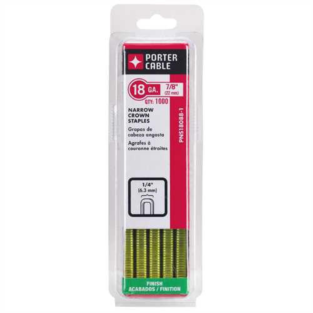 7/8 in. 18 Ga. Narrow Crown Staples (5,000 Count)