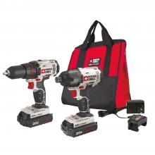 Porter Cable PCCK604L2 - 20V MAX Lithium Drill / Impact (1.3 Amp Black Batteries)