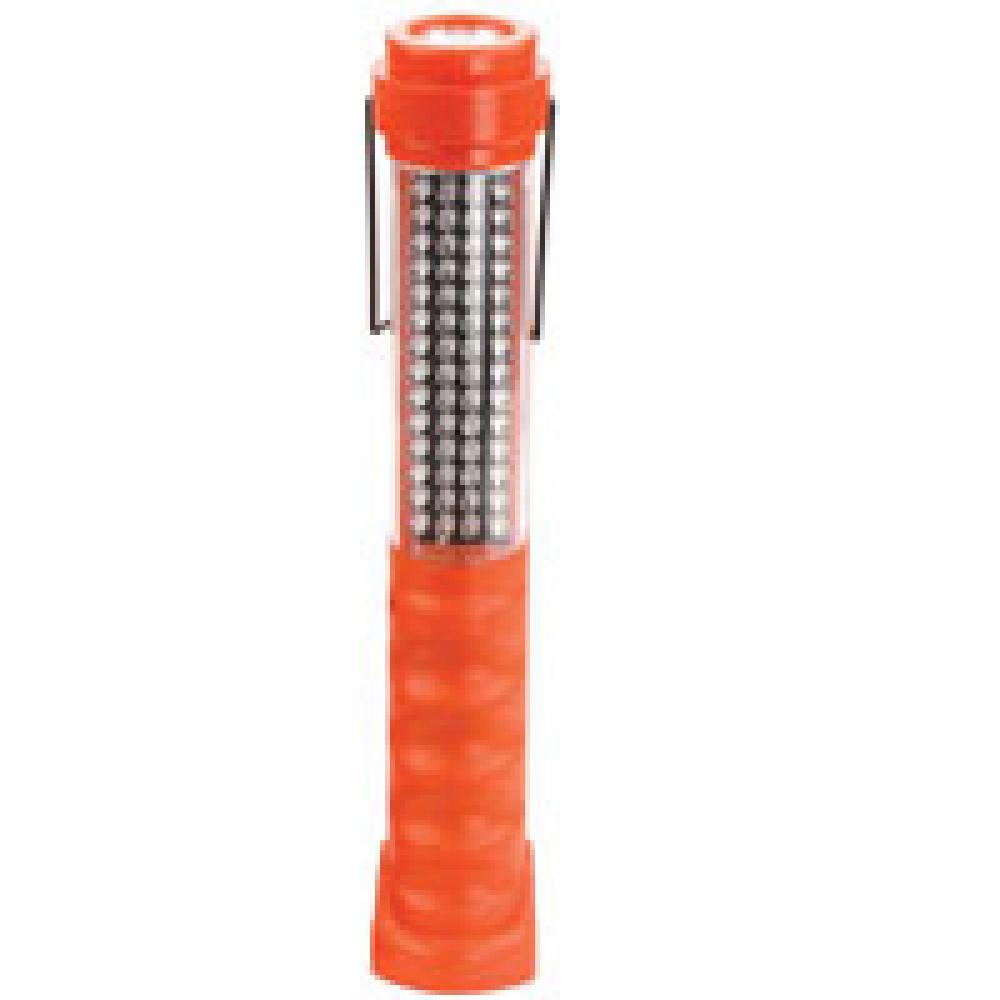 Cordless Rechargeable Flood/Flashlight 1 LED & 60 LED- Orange- w/Magnet